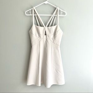 BCBGeneration White Straps mini Dress J-498